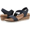 imageCLIFFS BY WHITE MOUNTAIN Womens Tinnley Cork Wedge SandalNavyNubuck