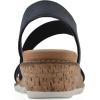 imageCLIFFS BY WHITE MOUNTAIN Womens Tinnley Cork Wedge SandalNavyNubuck