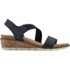 imageCLIFFS BY WHITE MOUNTAIN Womens Tinnley Cork Wedge SandalNavyNubuck