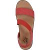 imageCLIFFS BY WHITE MOUNTAIN Womens Tinnley Cork Wedge SandalRedNubuck