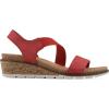 imageCLIFFS BY WHITE MOUNTAIN Womens Tinnley Cork Wedge SandalRedNubuck