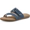 imageCLIFFS BY WHITE MOUNTAIN Womens Fancify Flat SandalBlueDenimFabric