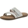 imageCLIFFS BY WHITE MOUNTAIN Womens Fancify Flat SandalWhiteBurnishedSmooth