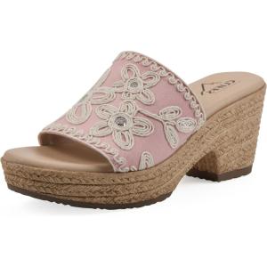 imageCLIFFS BY WHITE MOUNTAIN Womens Biancia Platform Slide SandalLt PinkFabric