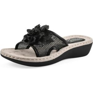 imageCLIFFS BY WHITE MOUNTAIN Womens Chill Floral SandalBlackFabric