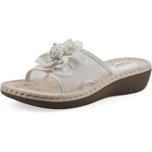 imageCLIFFS BY WHITE MOUNTAIN Womens Chill Floral SandalWhiteFabric