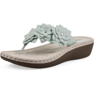 imageCLIFFS BY WHITE MOUNTAIN Womens Content Floral SandalMintSmooth