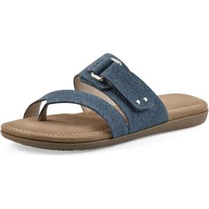imageCLIFFS BY WHITE MOUNTAIN Womens Fancify Flat SandalBlueDenimFabric