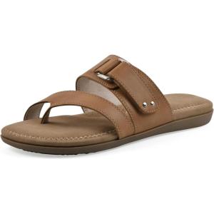 imageCLIFFS BY WHITE MOUNTAIN Womens Fancify Flat SandalNaturalBurnishedSmooth