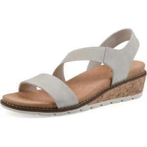 imageCLIFFS BY WHITE MOUNTAIN Womens Tinnley Cork Wedge SandalIceNubuck