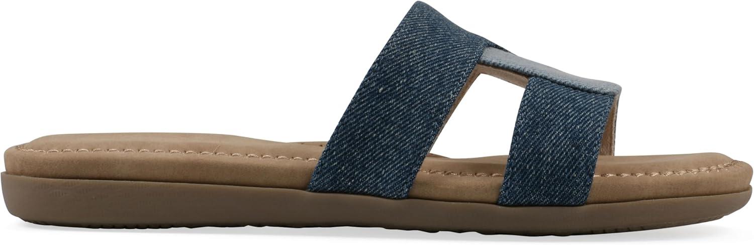 imageCLIFFS BY WHITE MOUNTAIN Womens Fraida Slide SandalMidblueDenim