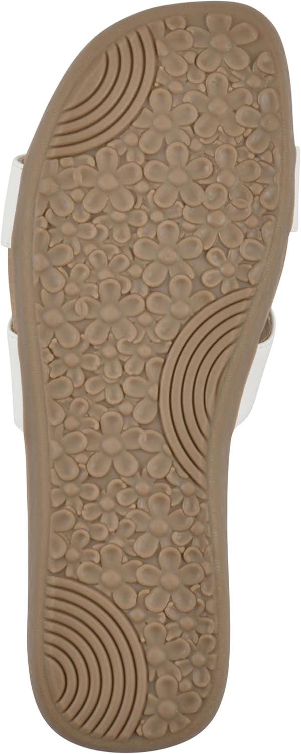 imageCLIFFS BY WHITE MOUNTAIN Womens Fraida Slide SandalWhiteNubuck