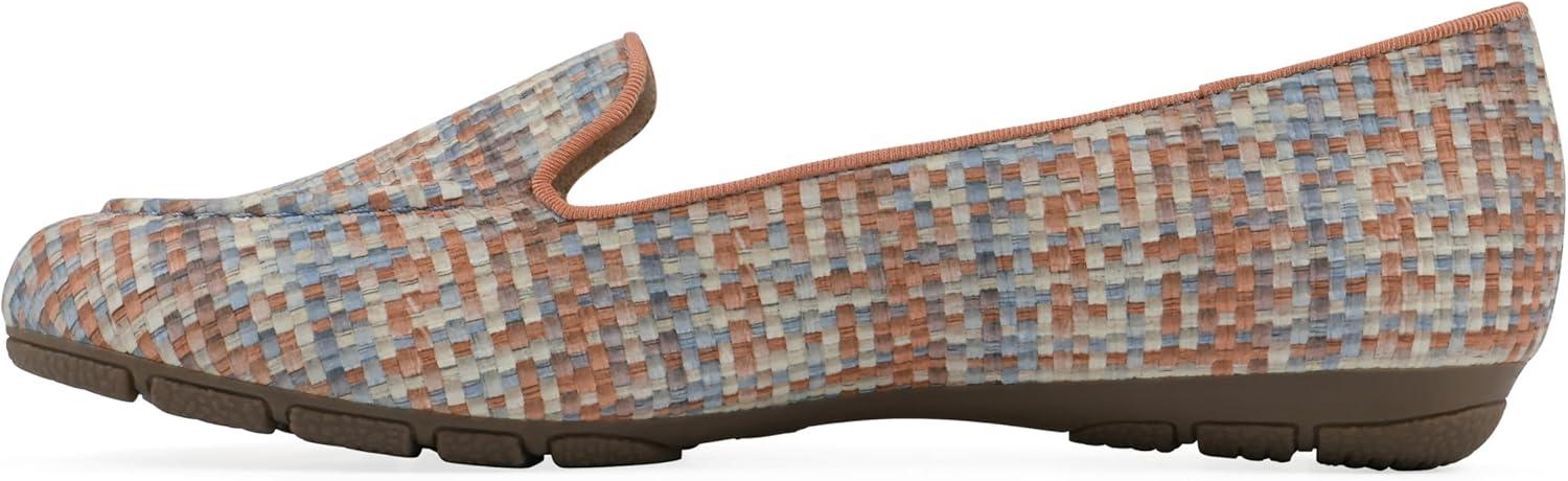 imageCLIFFS BY WHITE MOUNTAIN Womens Gutsy Cushioned Loafer FlatMultiRaffia Pu