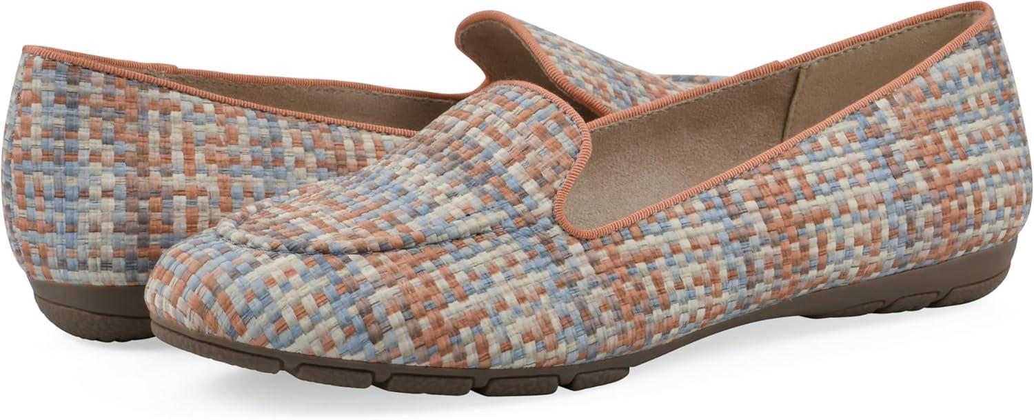 imageCLIFFS BY WHITE MOUNTAIN Womens Gutsy Cushioned Loafer FlatMultiRaffia Pu