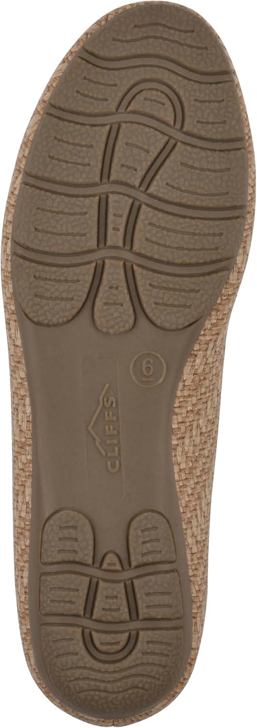 imageCLIFFS BY WHITE MOUNTAIN Womens Gutsy Cushioned Loafer FlatTanRaffia Pu