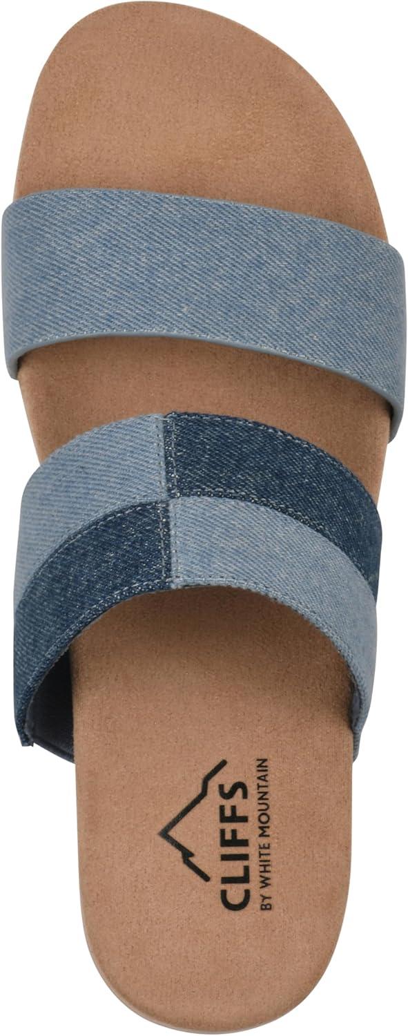 imageCLIFFS BY WHITE MOUNTAIN Womens Tammy Slide SandalMidblueDenim
