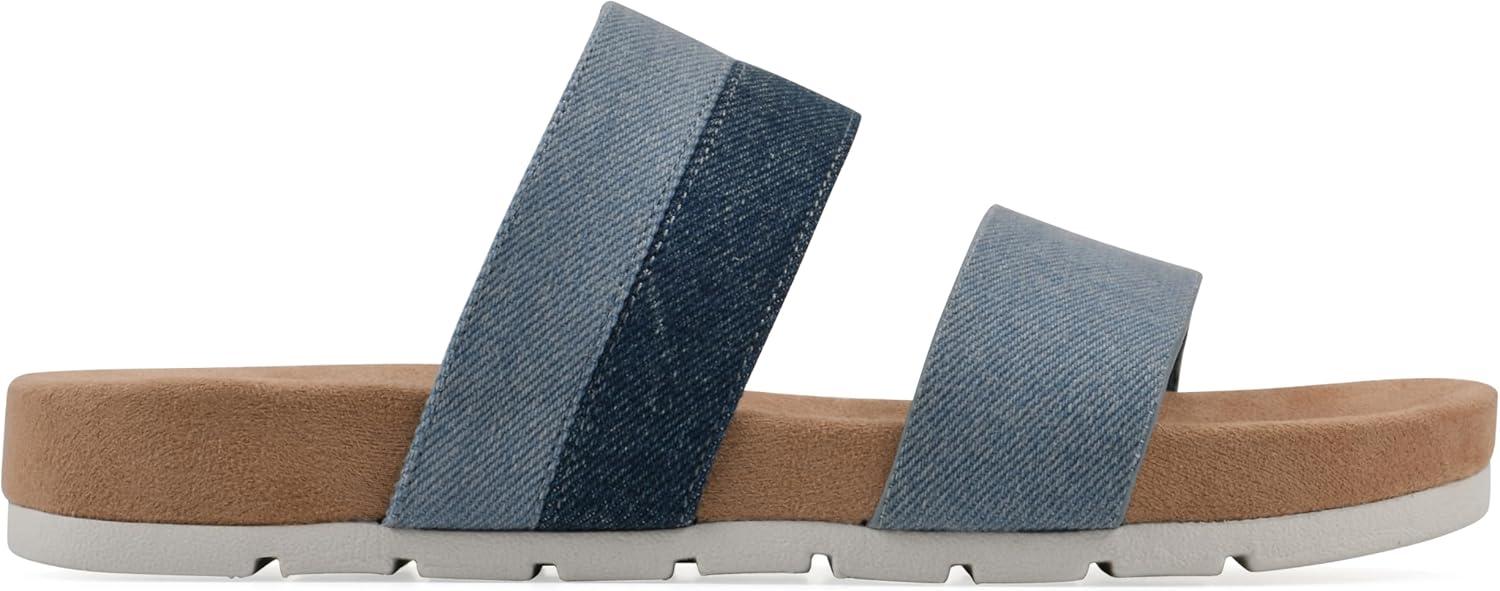 imageCLIFFS BY WHITE MOUNTAIN Womens Tammy Slide SandalMidblueDenim