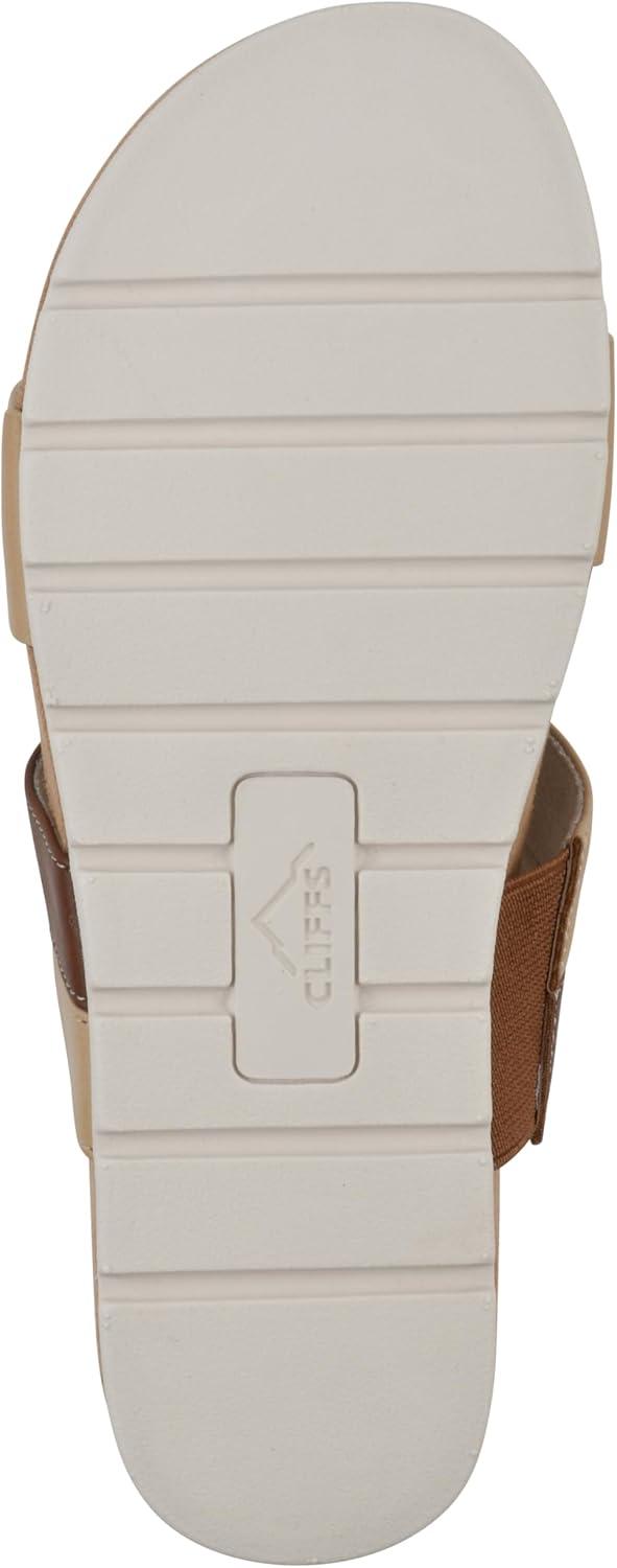imageCLIFFS BY WHITE MOUNTAIN Womens Tammy Slide SandalNaturalSmooth