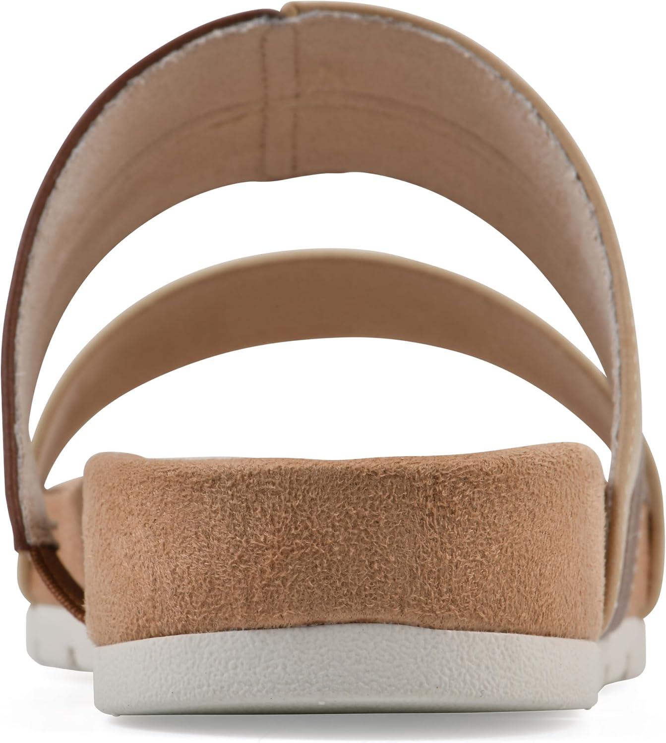 imageCLIFFS BY WHITE MOUNTAIN Womens Tammy Slide SandalNaturalSmooth