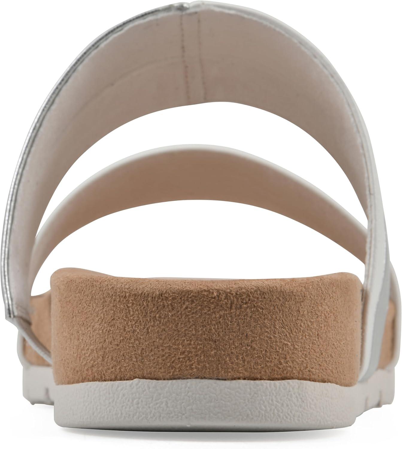 imageCLIFFS BY WHITE MOUNTAIN Womens Tammy Slide SandalWhiteSmooth