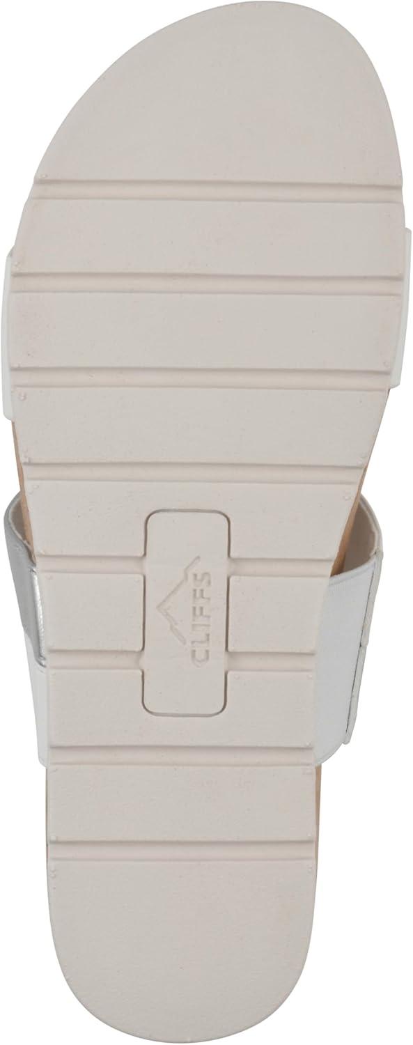 imageCLIFFS BY WHITE MOUNTAIN Womens Tammy Slide SandalWhiteSmooth