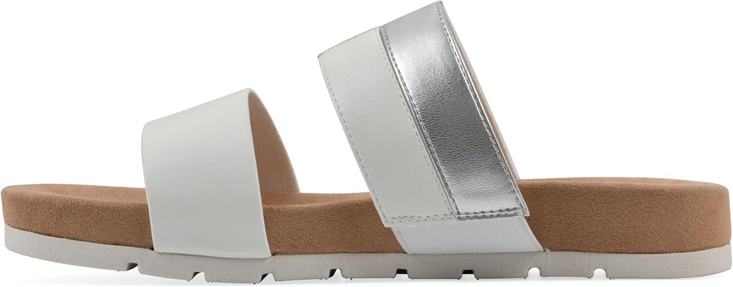 imageCLIFFS BY WHITE MOUNTAIN Womens Tammy Slide SandalWhiteSmooth