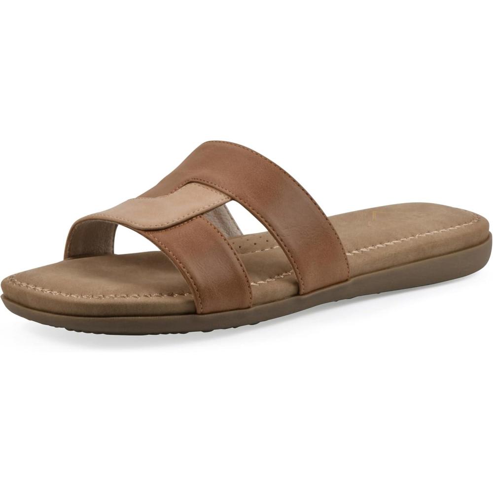 imageCLIFFS BY WHITE MOUNTAIN Womens Fraida Slide SandalNaturalNubuck
