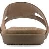 imageCLIFFS BY WHITE MOUNTAIN Womens Fraida Slide SandalNaturalNubuck