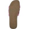 imageCLIFFS BY WHITE MOUNTAIN Womens Fraly CutOut Slide SandalFuchsiaRaffia