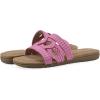 imageCLIFFS BY WHITE MOUNTAIN Womens Fraly CutOut Slide SandalFuchsiaRaffia