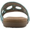imageCLIFFS BY WHITE MOUNTAIN Womens Fraly CutOut Slide SandalLt BlueRaffia