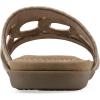 imageCLIFFS BY WHITE MOUNTAIN Womens Fraly CutOut Slide SandalNaturalRaffia