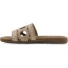 imageCLIFFS BY WHITE MOUNTAIN Womens Fraly CutOut Slide SandalNaturalRaffia