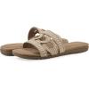 imageCLIFFS BY WHITE MOUNTAIN Womens Fraly CutOut Slide SandalNaturalRaffia