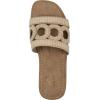 imageCLIFFS BY WHITE MOUNTAIN Womens Fraly CutOut Slide SandalNaturalRaffia