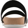 imageCLIFFS BY WHITE MOUNTAIN Womens Tammy Slide SandalBlackBurnishedSmooth