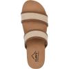 imageCLIFFS BY WHITE MOUNTAIN Womens Tropical Double Strap Slide SandalBrownSmooth