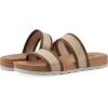 imageCLIFFS BY WHITE MOUNTAIN Womens Tropical Double Strap Slide SandalBrownSmooth