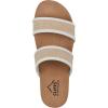 imageCLIFFS BY WHITE MOUNTAIN Womens Tropical Double Strap Slide SandalWhiteSmooth