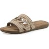 imageCLIFFS BY WHITE MOUNTAIN Womens Fraly CutOut Slide SandalNaturalRaffia