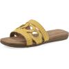 imageCLIFFS BY WHITE MOUNTAIN Womens Fraly CutOut Slide SandalYellowRaffia