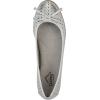 imageCLIFFS BY WHITE MOUNTAIN Womens Cheryl Cushioned Ballet FlatSilverMetallicSmooth