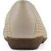 imageCLIFFS BY WHITE MOUNTAIN Womens Charmed Cushioned Ballet FlatGoldMultiCanvas