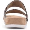 imageCLIFFS BY WHITE MOUNTAIN Womens Tahlie Slide SandalTanCheetahFabric