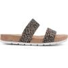 imageCLIFFS BY WHITE MOUNTAIN Womens Tahlie Slide SandalTanCheetahFabric