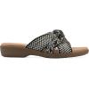 imageCLIFFS BY WHITE MOUNTAIN Womens Blinding Woven Slide SandalBlackMultiFabric