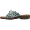 imageCLIFFS BY WHITE MOUNTAIN Womens Blinding Woven Slide SandalGreenMultiFabric