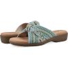 imageCLIFFS BY WHITE MOUNTAIN Womens Blinding Woven Slide SandalGreenMultiFabric