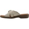 imageCLIFFS BY WHITE MOUNTAIN Womens Blinding Woven Slide SandalNaturalMultiFabric