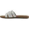 imageCLIFFS BY WHITE MOUNTAIN Womens Fraley Slide SandalWhiteEmbossed